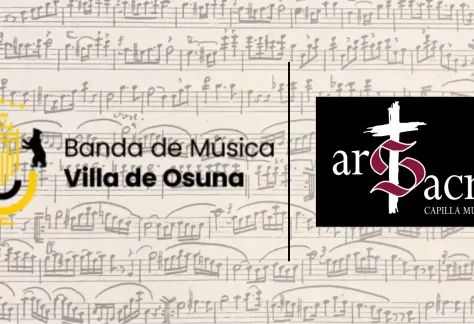 banda de musica y de capilla – Hermandad Humildad y Paciencia, Atado a la Columna y Virgen de la Soledad, Osuna - Semana Santa Sevilla Osuna