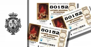 loteria navidad – Hermandad Humildad y Paciencia, Atado a la Columna y Virgen de la Soledad, Osuna - Semana Santa Sevilla Osuna